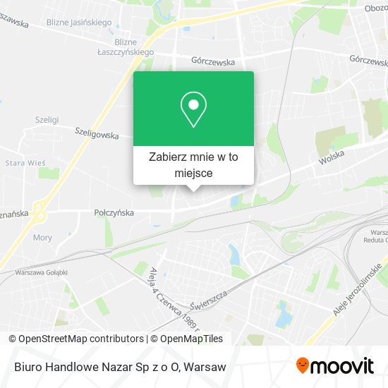 Mapa Biuro Handlowe Nazar Sp z o O