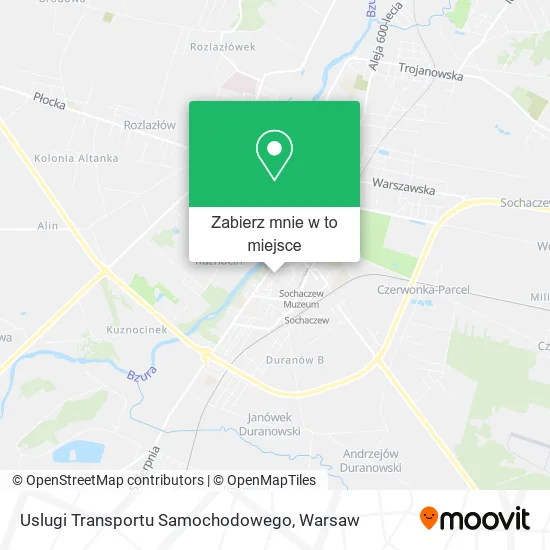 Mapa Uslugi Transportu Samochodowego