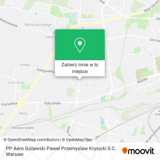 Mapa PP Aero Golawski Pawel Przemyslaw Krysicki S C