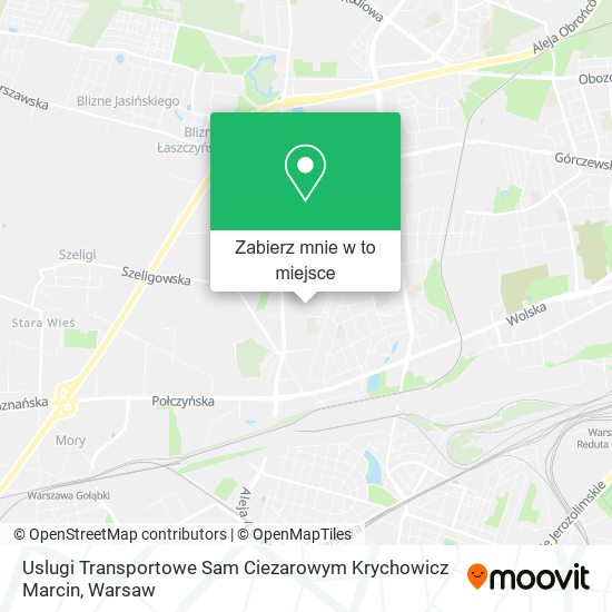 Mapa Uslugi Transportowe Sam Ciezarowym Krychowicz Marcin