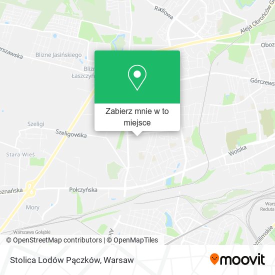 Mapa Stolica Lodów Pączków