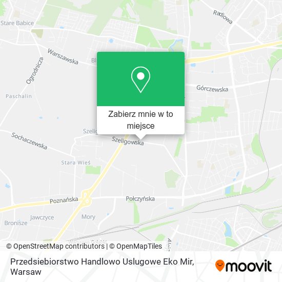 Mapa Przedsiebiorstwo Handlowo Uslugowe Eko Mir