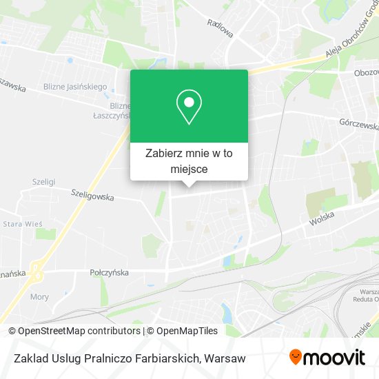 Mapa Zaklad Uslug Pralniczo Farbiarskich