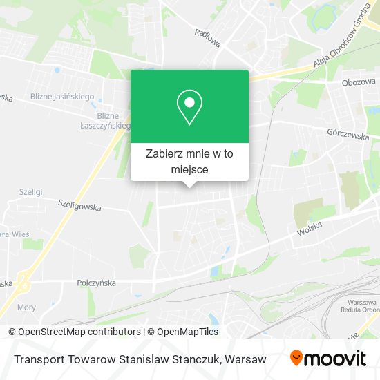 Mapa Transport Towarow Stanislaw Stanczuk