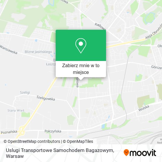 Mapa Uslugi Transportowe Samochodem Bagazowym