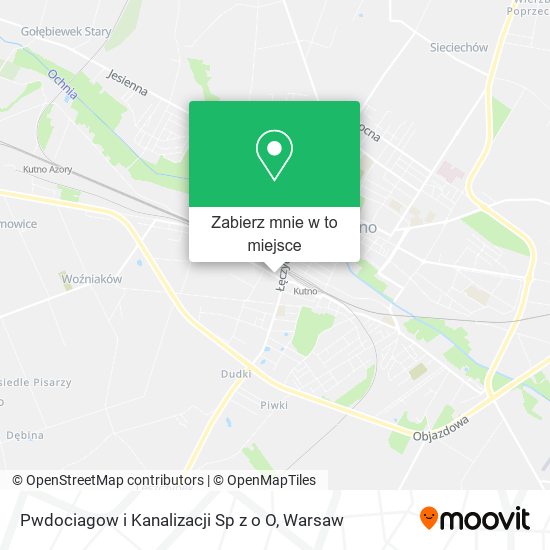 Mapa Pwdociagow i Kanalizacji Sp z o O