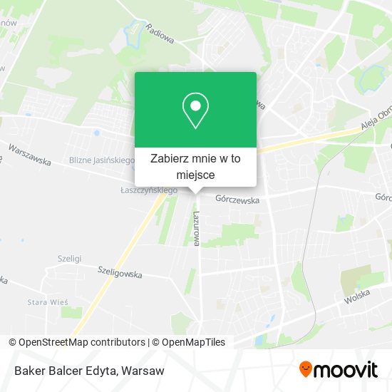 Mapa Baker Balcer Edyta