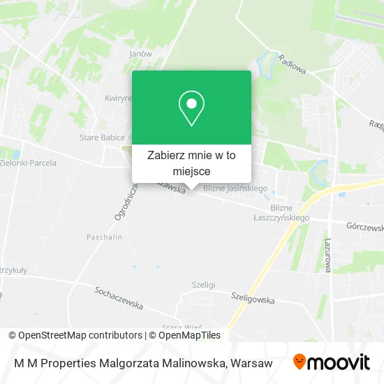 Mapa M M Properties Malgorzata Malinowska