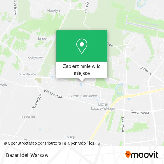 Mapa Bazar Idei