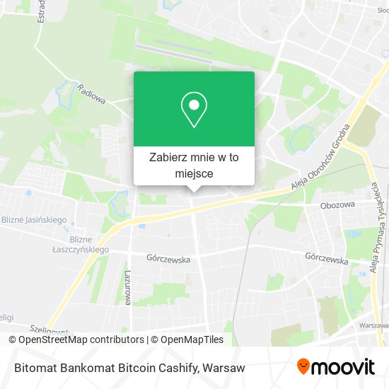 Mapa Bitomat Bankomat Bitcoin Cashify