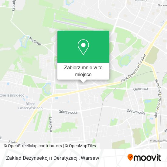 Mapa Zaklad Dezynsekcji i Deratyzacji