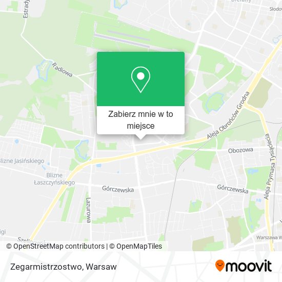 Mapa Zegarmistrzostwo