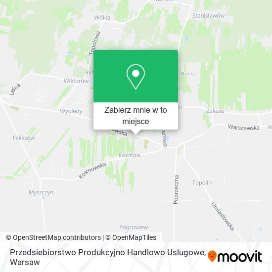 Mapa Przedsiebiorstwo Produkcyjno Handlowo Uslugowe