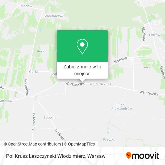 Mapa Pol Krusz Leszczynski Wlodzimierz