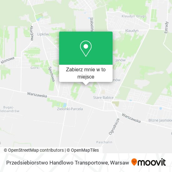 Mapa Przedsiebiorstwo Handlowo Transportowe