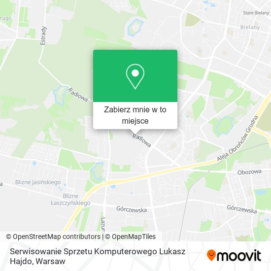 Mapa Serwisowanie Sprzetu Komputerowego Lukasz Hajdo