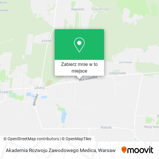 Mapa Akademia Rozwoju Zawodowego Medica