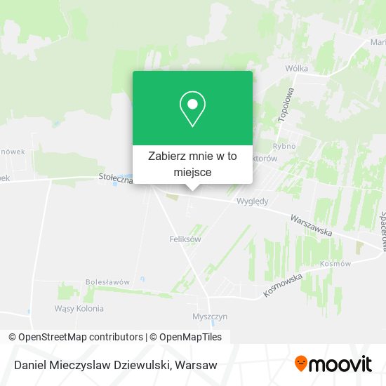 Mapa Daniel Mieczyslaw Dziewulski