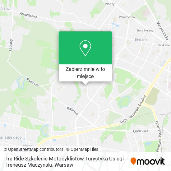 Mapa Ira Ride Szkolenie Motocyklistow Turystyka Uslugi Ireneusz Maczynski