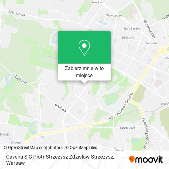 Mapa Cavena S C Piotr Strzezysz Zdzislaw Strzezysz