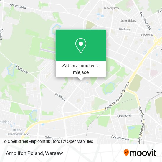 Mapa Amplifon Poland