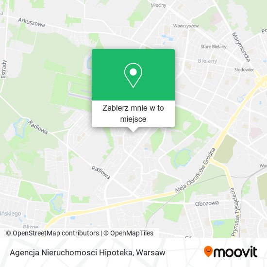 Mapa Agencja Nieruchomosci Hipoteka