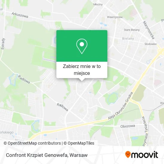 Mapa Confront Krzpiet Genowefa