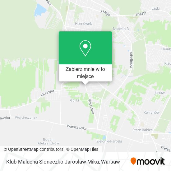 Mapa Klub Malucha Sloneczko Jaroslaw Mika