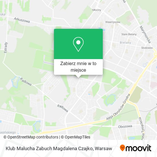 Mapa Klub Malucha Zabuch Magdalena Czajko