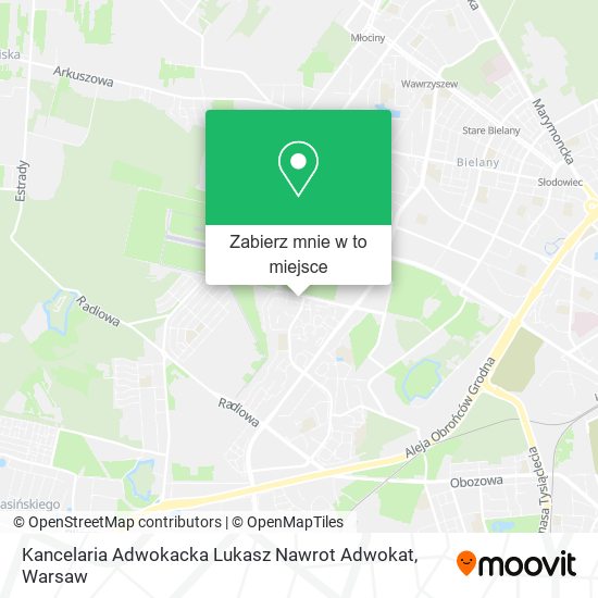 Mapa Kancelaria Adwokacka Lukasz Nawrot Adwokat