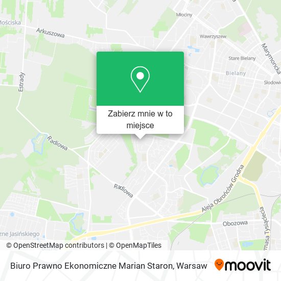 Mapa Biuro Prawno Ekonomiczne Marian Staron