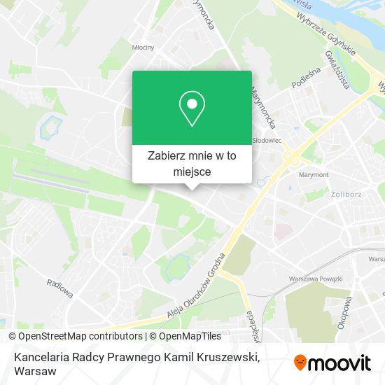 Mapa Kancelaria Radcy Prawnego Kamil Kruszewski