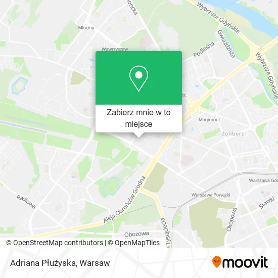 Mapa Adriana Płużyska