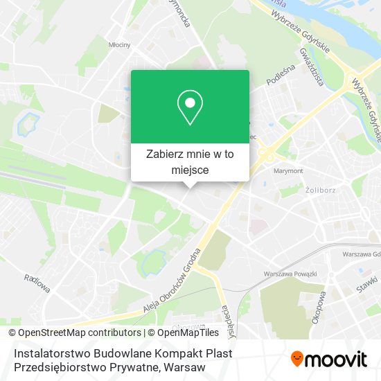 Mapa Instalatorstwo Budowlane Kompakt Plast Przedsiębiorstwo Prywatne