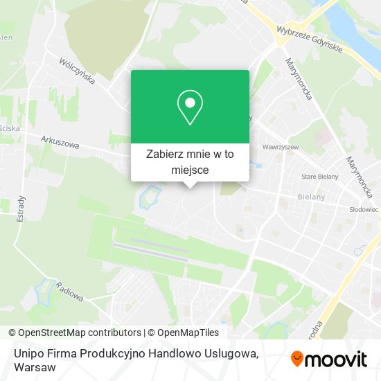 Mapa Unipo Firma Produkcyjno Handlowo Uslugowa