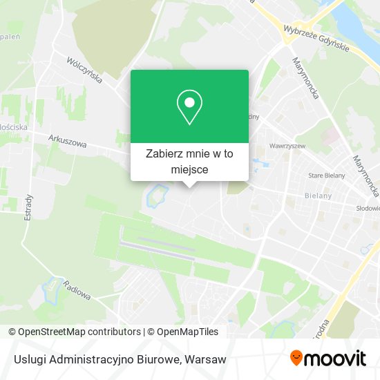 Mapa Uslugi Administracyjno Biurowe