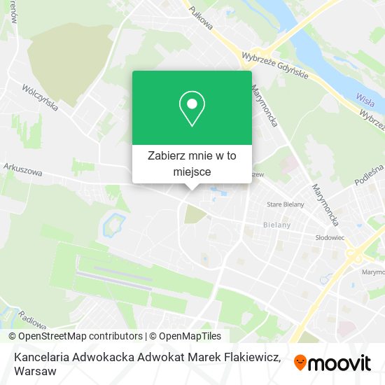 Mapa Kancelaria Adwokacka Adwokat Marek Flakiewicz