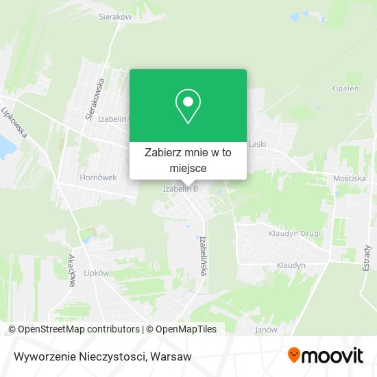 Mapa Wyworzenie Nieczystosci