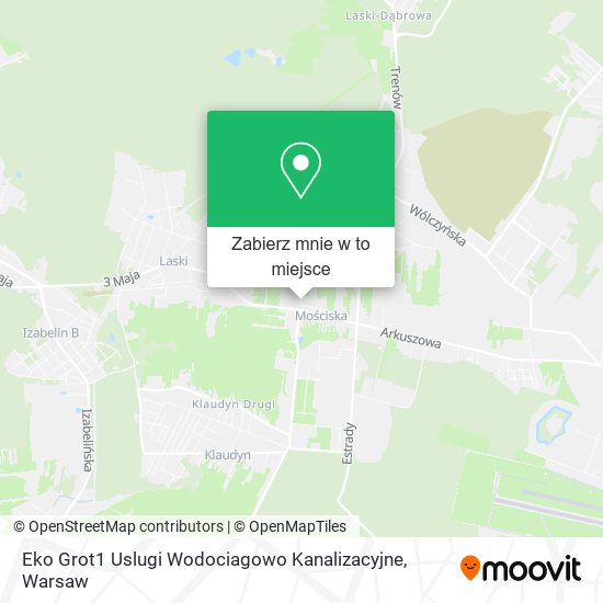 Mapa Eko Grot1 Uslugi Wodociagowo Kanalizacyjne