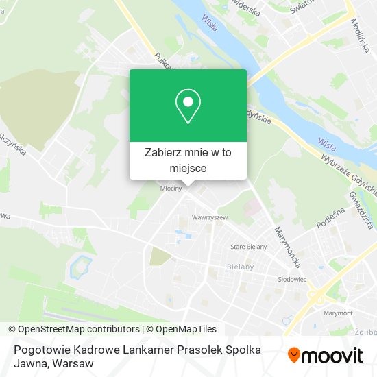 Mapa Pogotowie Kadrowe Lankamer Prasolek Spolka Jawna