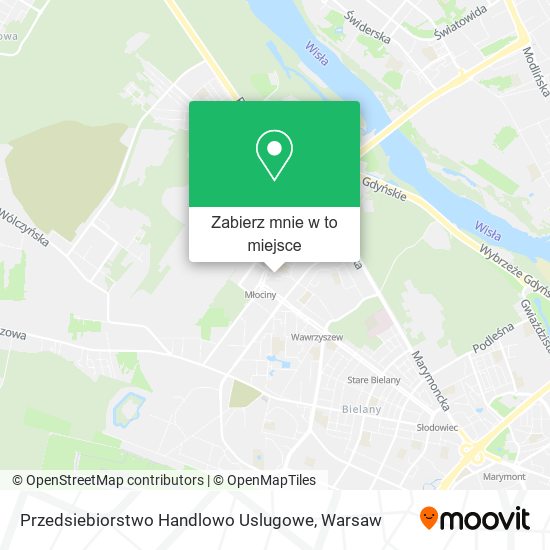 Mapa Przedsiebiorstwo Handlowo Uslugowe