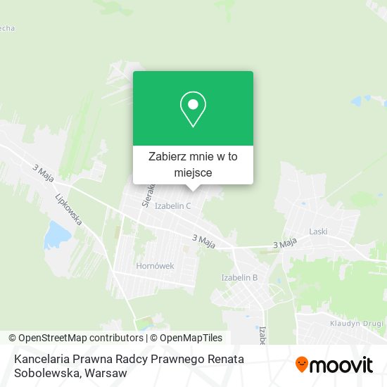 Mapa Kancelaria Prawna Radcy Prawnego Renata Sobolewska