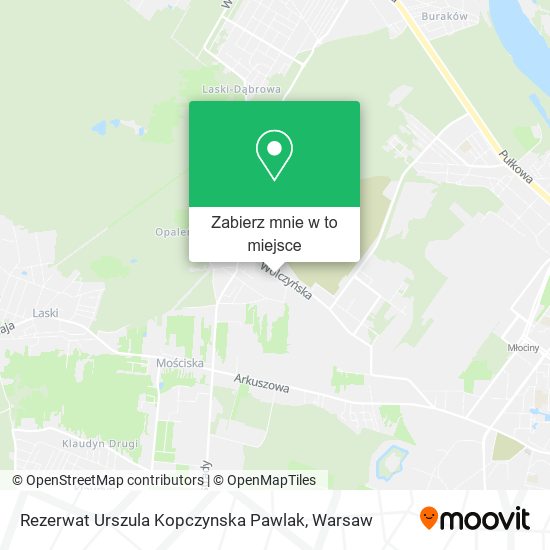 Mapa Rezerwat Urszula Kopczynska Pawlak