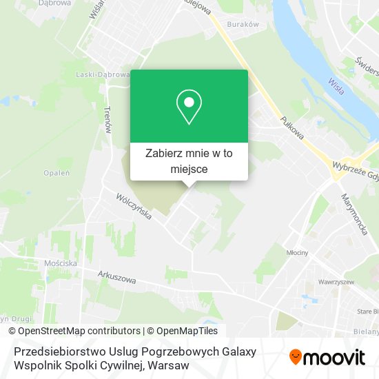 Mapa Przedsiebiorstwo Uslug Pogrzebowych Galaxy Wspolnik Spolki Cywilnej