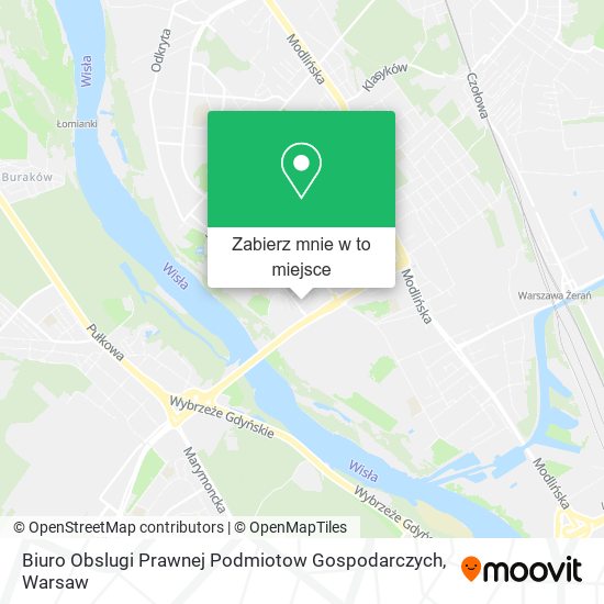 Mapa Biuro Obslugi Prawnej Podmiotow Gospodarczych