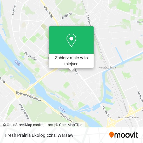 Mapa Fresh Pralnia Ekologiczna