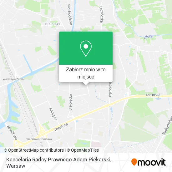 Mapa Kancelaria Radcy Prawnego Adam Piekarski