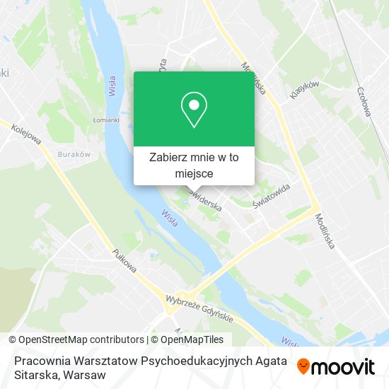 Mapa Pracownia Warsztatow Psychoedukacyjnych Agata Sitarska