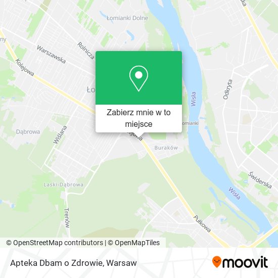 Mapa Apteka Dbam o Zdrowie