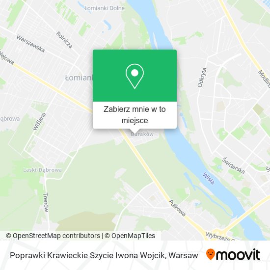 Mapa Poprawki Krawieckie Szycie Iwona Wojcik